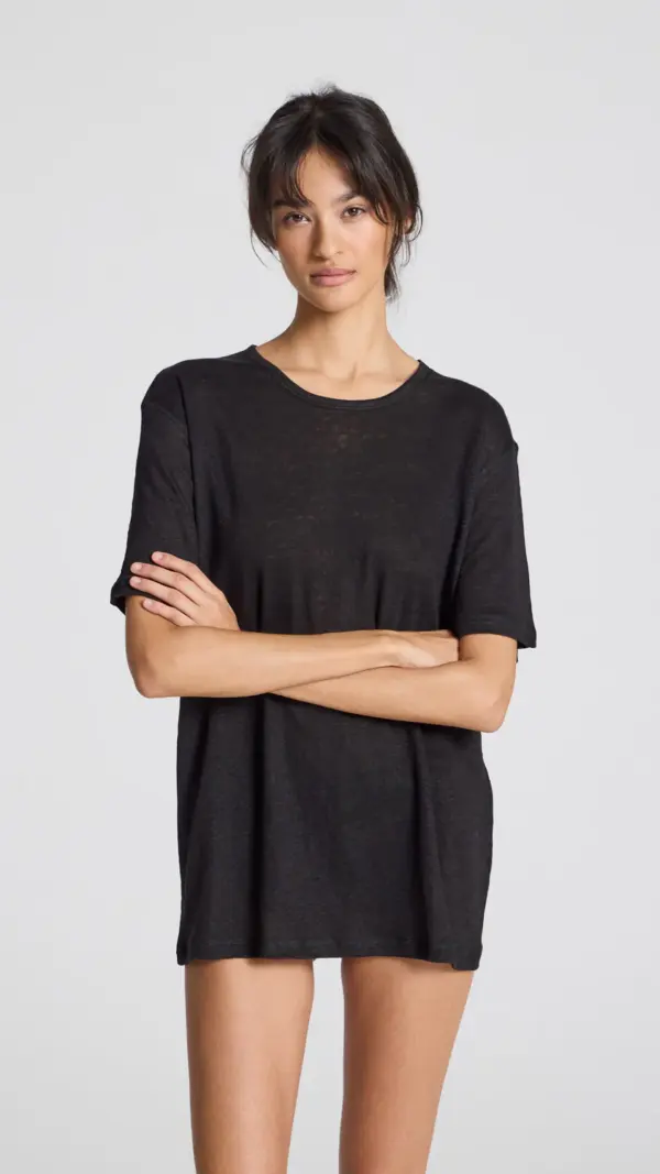 Nynne S/S Linen Tee shirt Gai+Lisva
