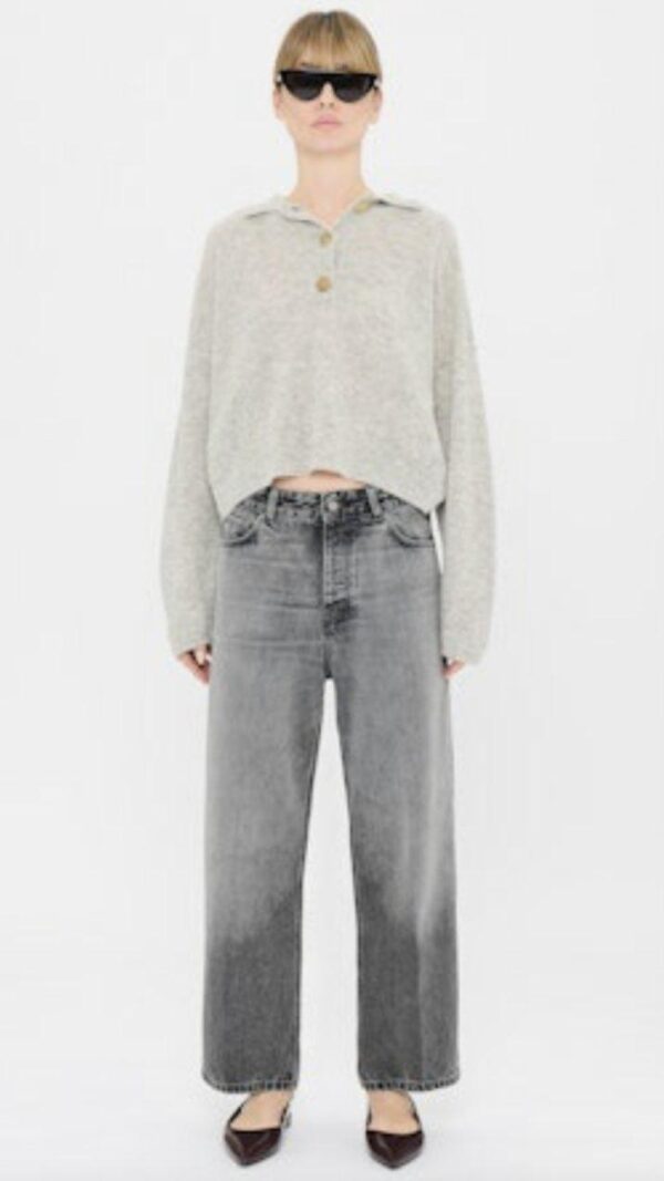 Betty Flanel Grey Jeans Haikure