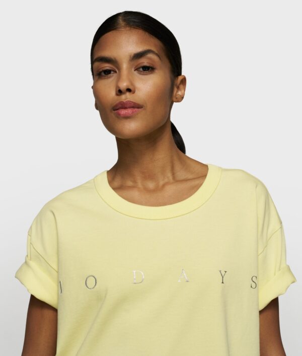 thick cotton tee logo 10DAYS - Afbeelding 2