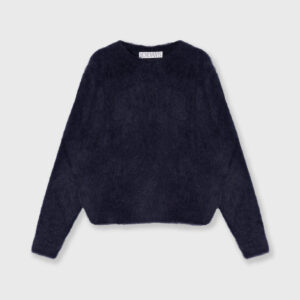 cropped hairy knit sweater 10DAYS