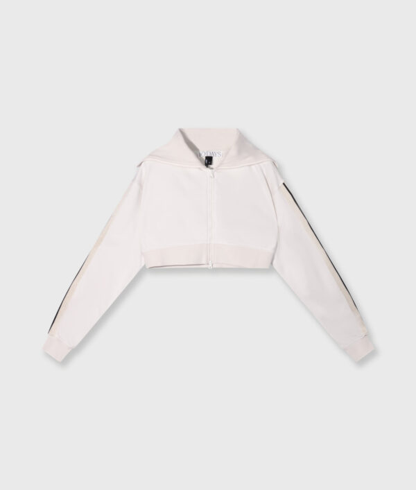 cropped zip cardigan fleece 10DAYS