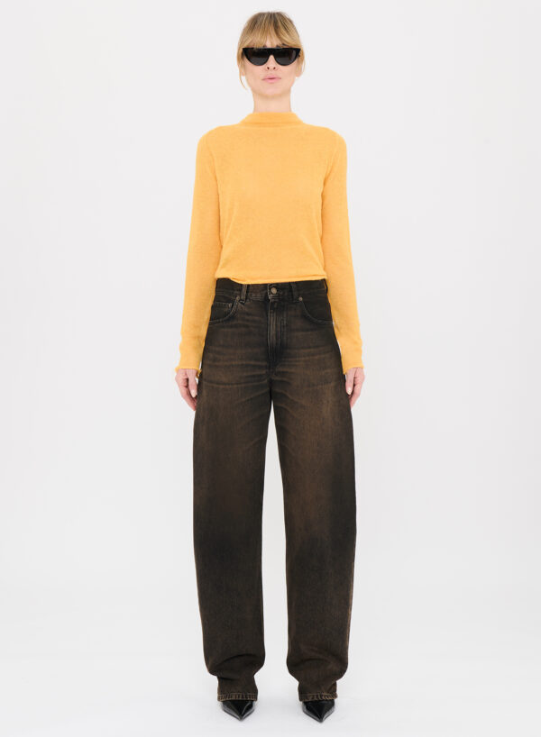 Korea Brown Black Jeans Haikure