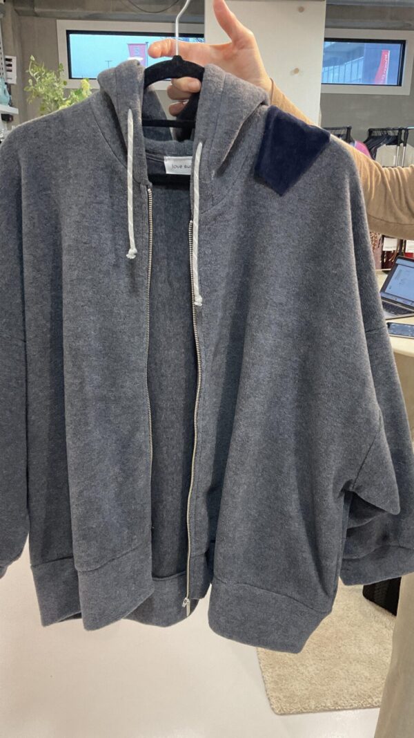 Willy Fleece Cardigan Love Sundaily