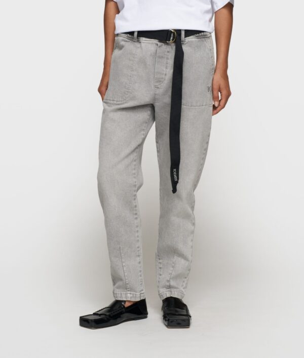 belted pants denim 10DAYS - Afbeelding 2