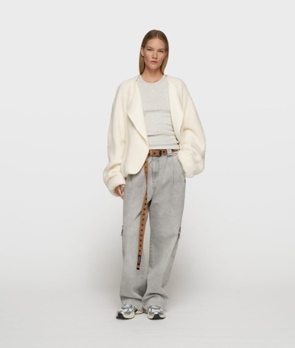 puffy hairy knit bomber 10DAYS - Afbeelding 3