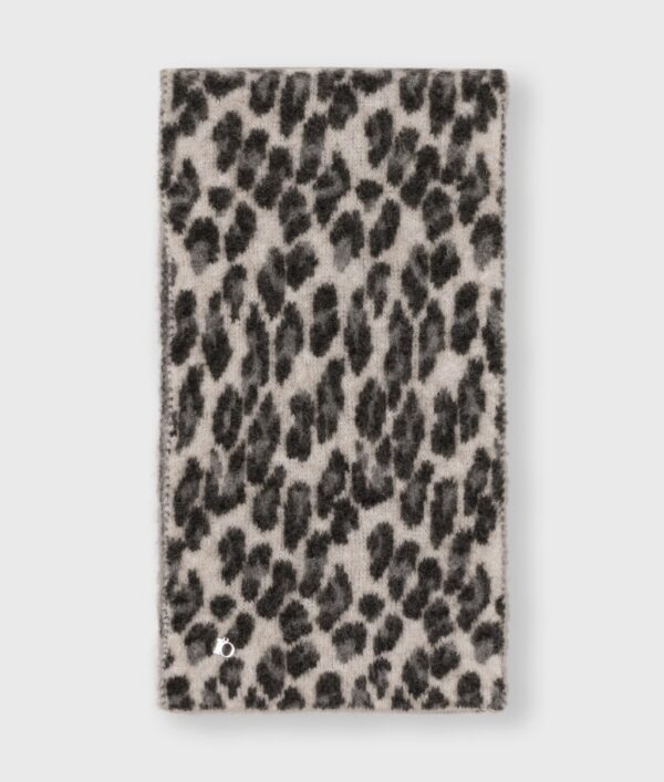 knit scarf leopard 10DAYS