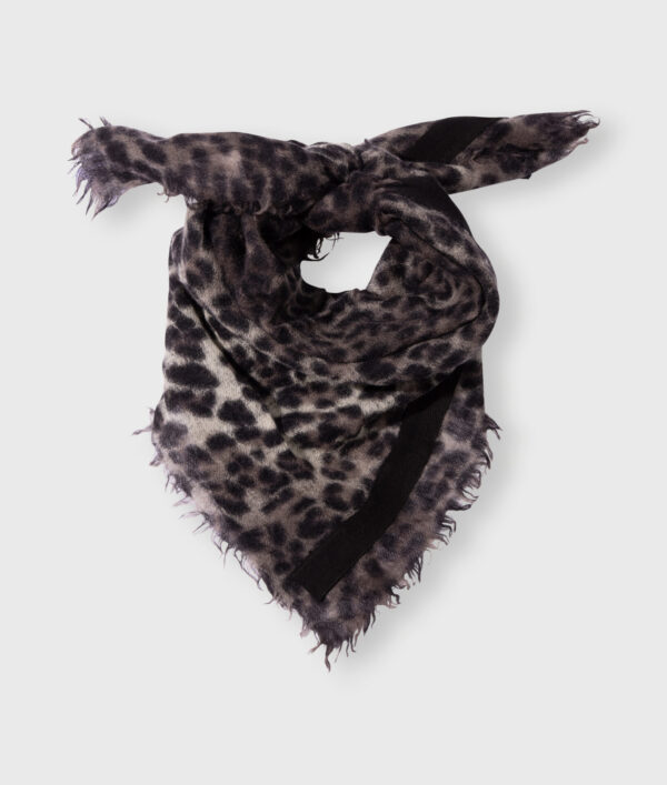 wool bandana leopard 10DAYS - Afbeelding 2