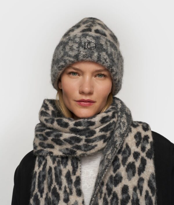 knit beanie leopard 10DAYS - Afbeelding 2