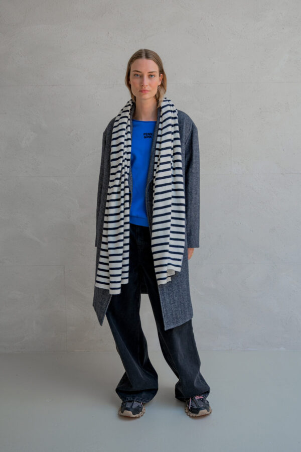 Scarf stripe W25B359 PENN&INK N.Y