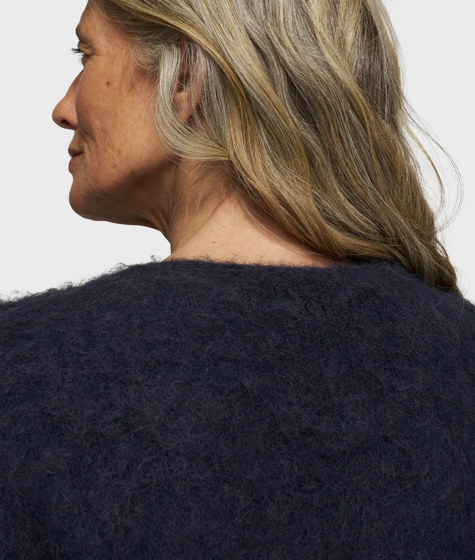 cropped hairy knit sweater 10DAYS - Afbeelding 2