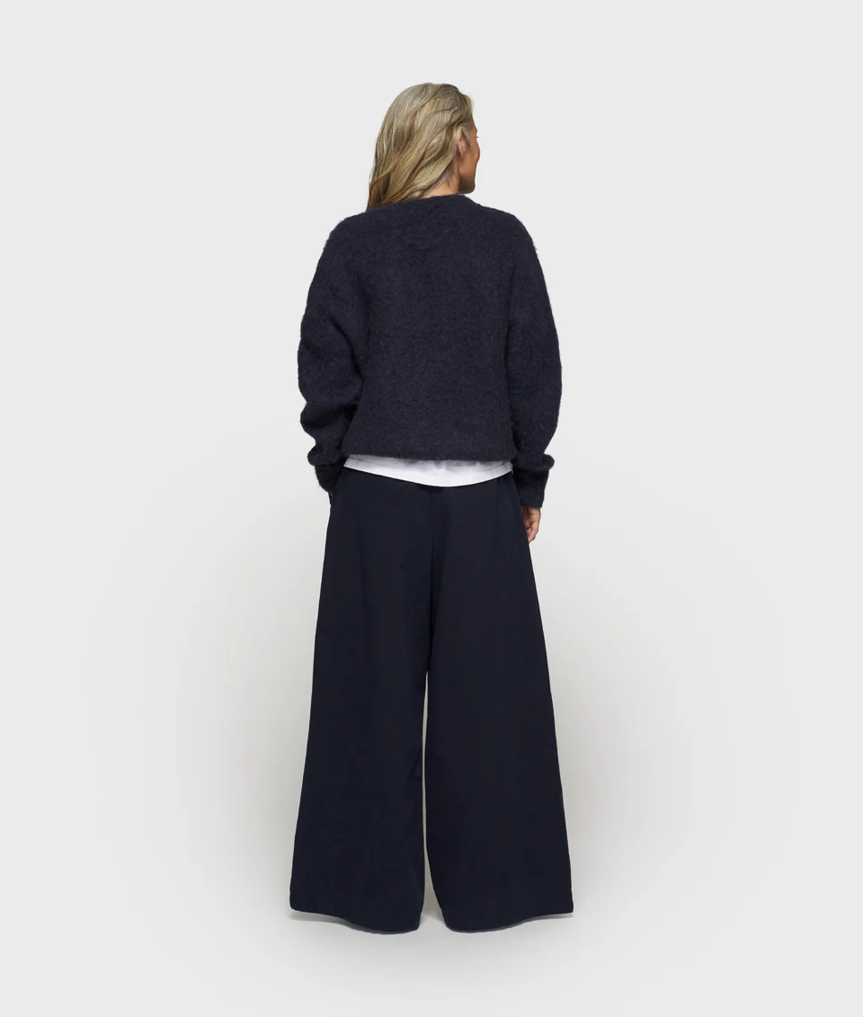 cropped hairy knit sweater 10DAYS - Afbeelding 4