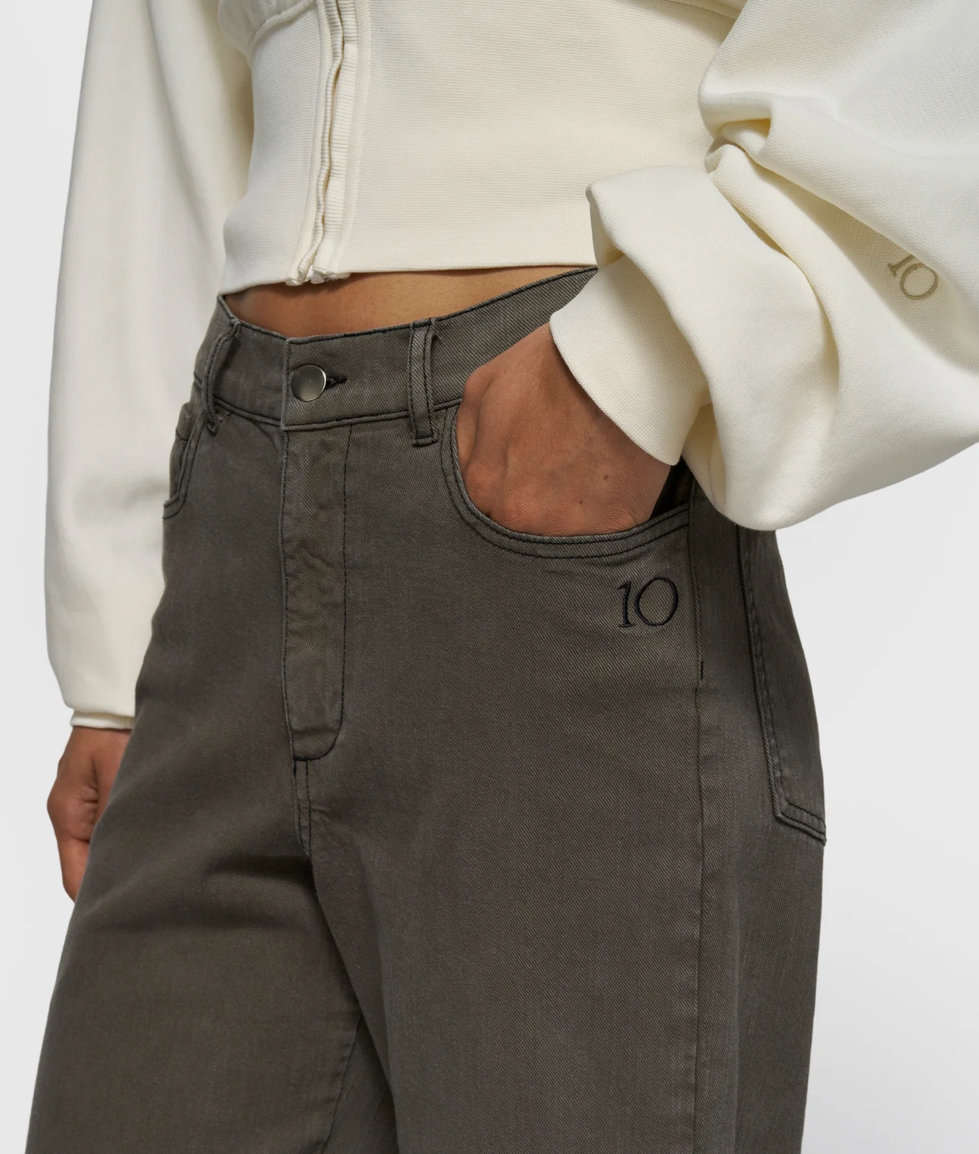 jog twill pants 10DAYS - Afbeelding 2