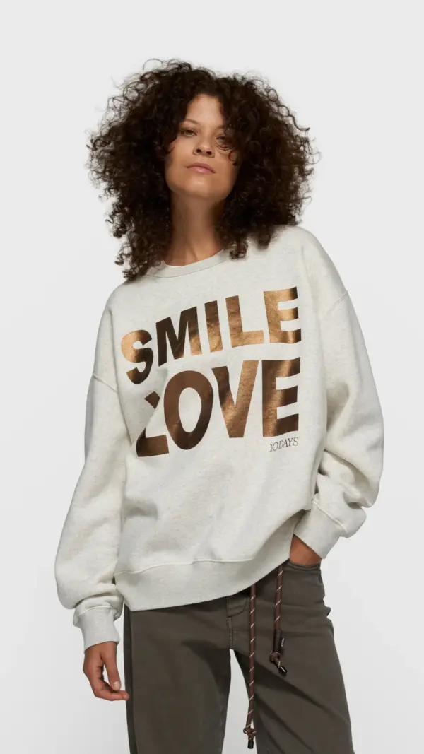 statement sweater smile love 10DAYS