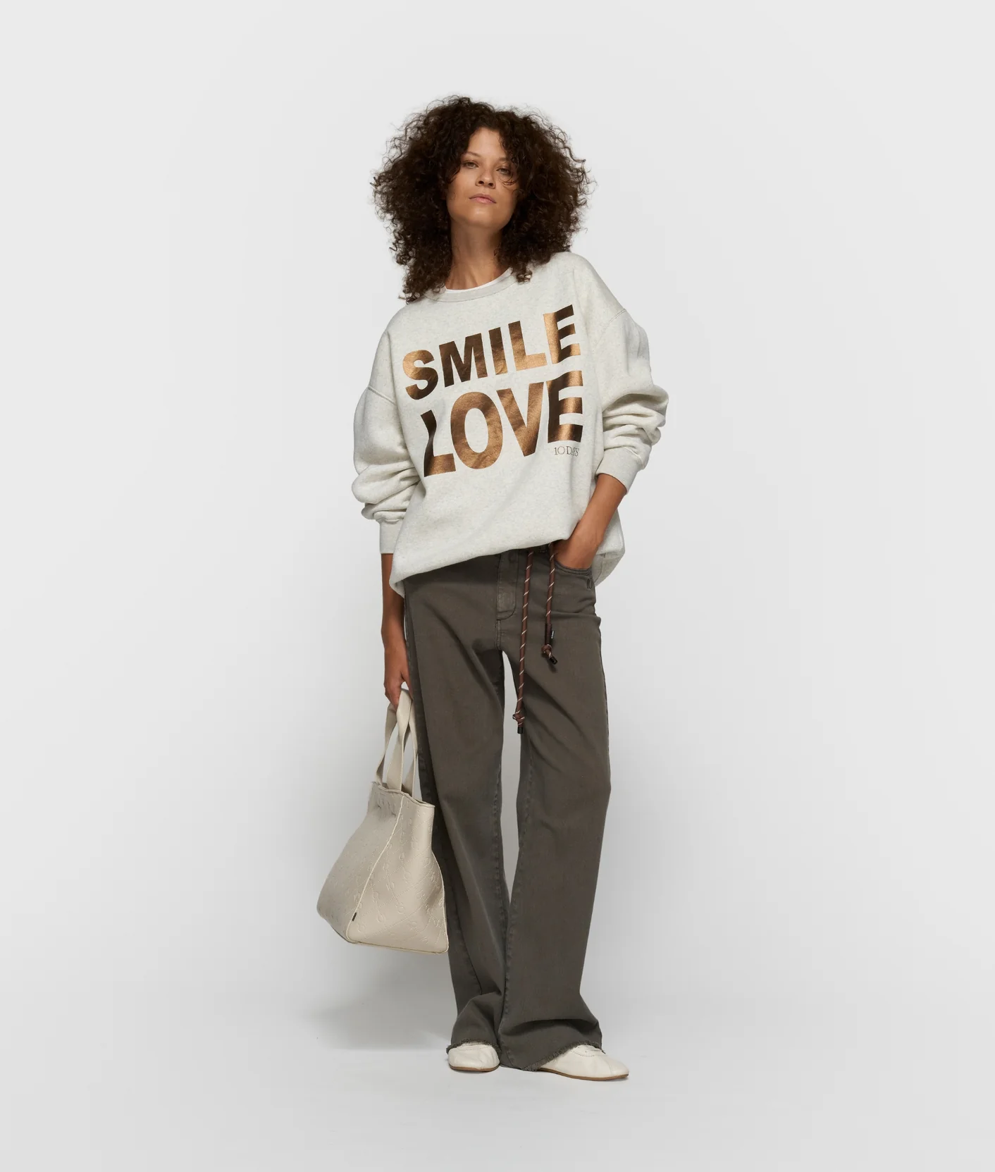 statement sweater smile love 10DAYS - Afbeelding 2