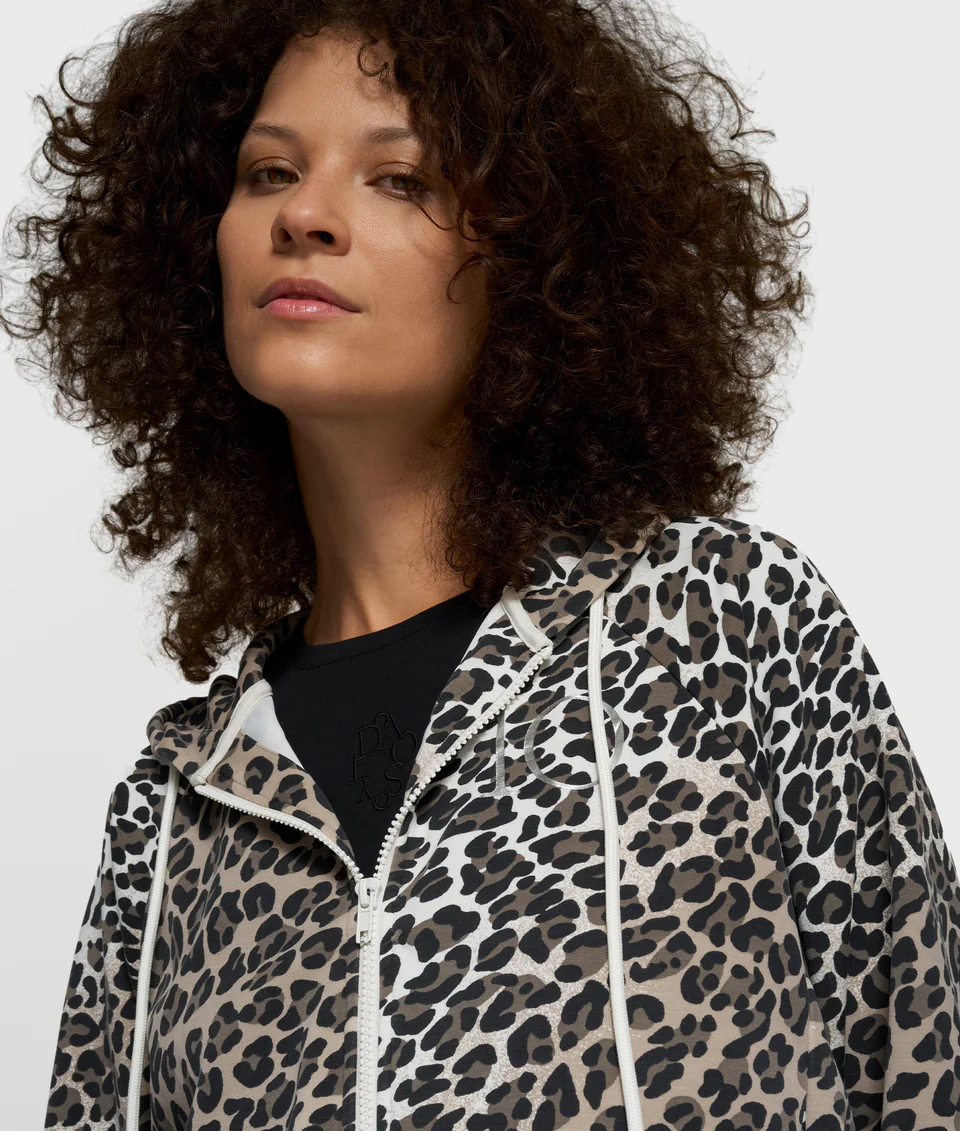 soft scuba hoodie leopard 10DAYS - Afbeelding 2