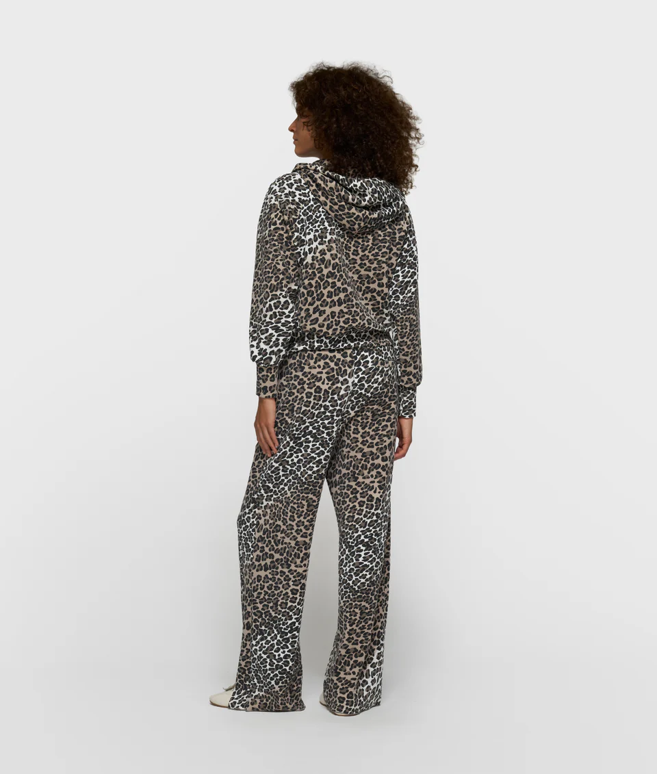 soft scuba hoodie leopard 10DAYS - Afbeelding 4