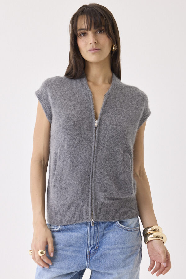 Waistcoat sleeveless Majestic Filatures