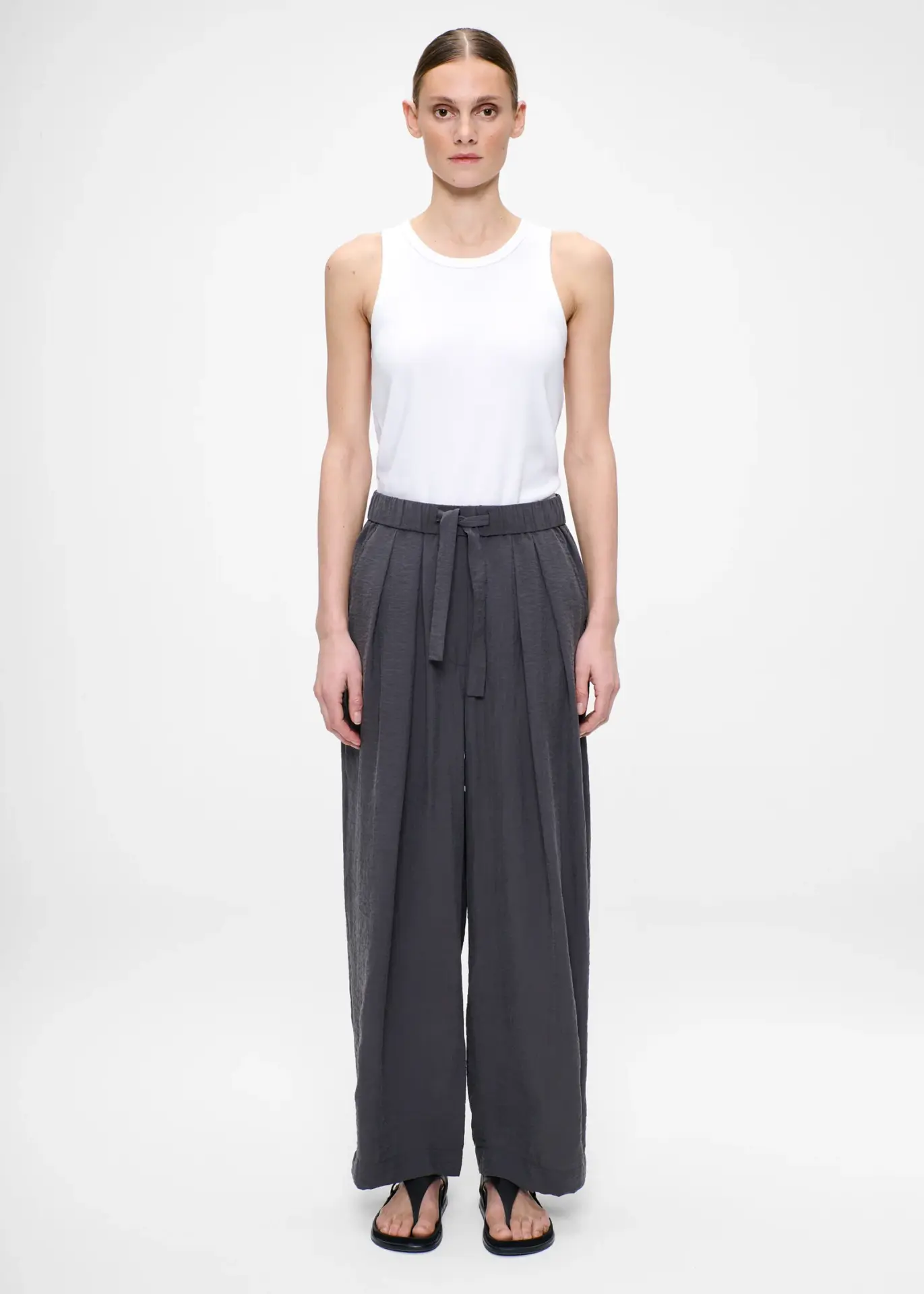 Silk Nylon Relaxed Pants Zenggi