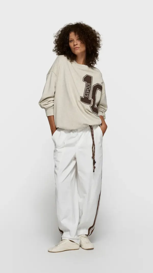 wide tapered pants 10DAYS