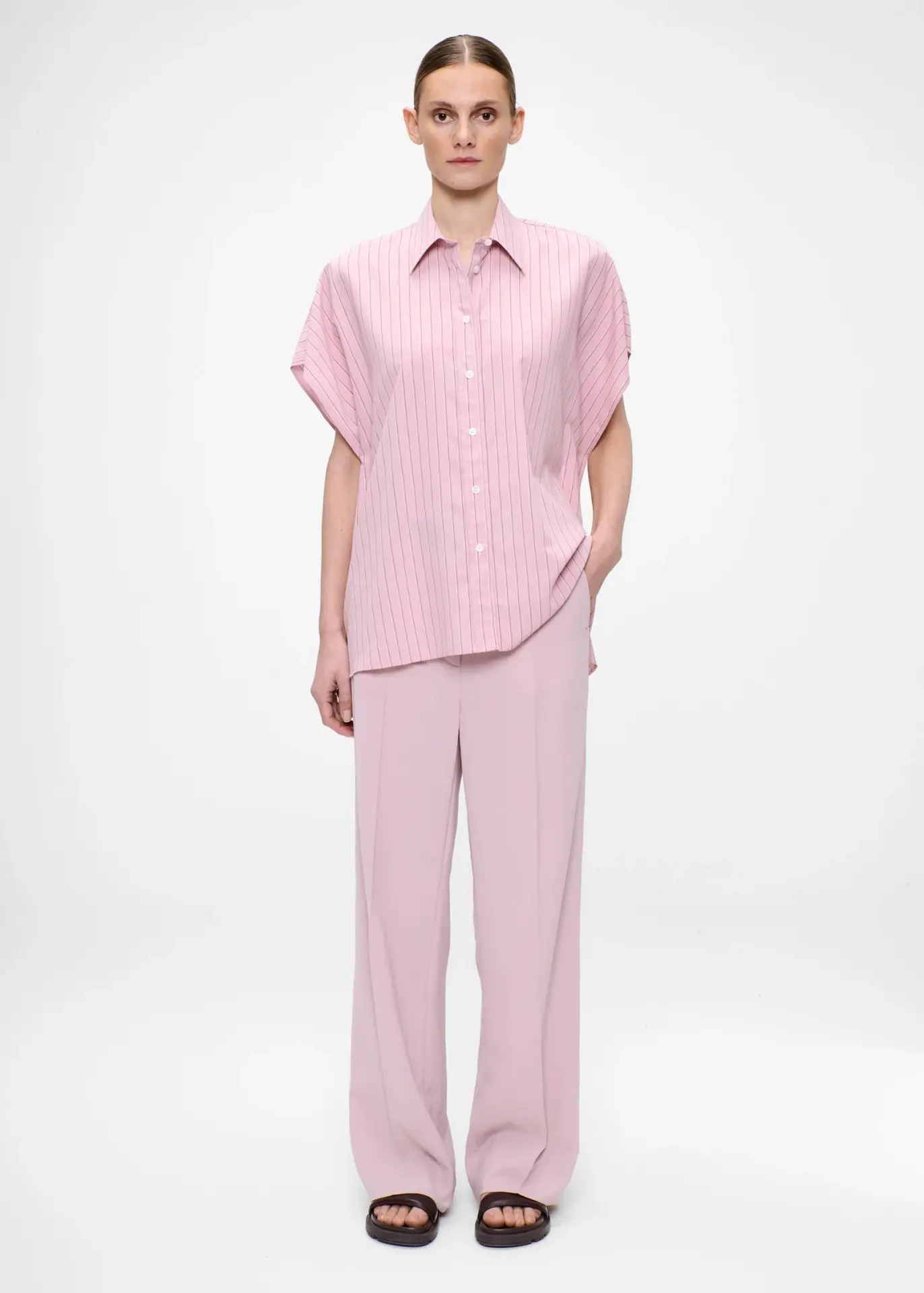 Striped Kaftan Shirt Zenggi