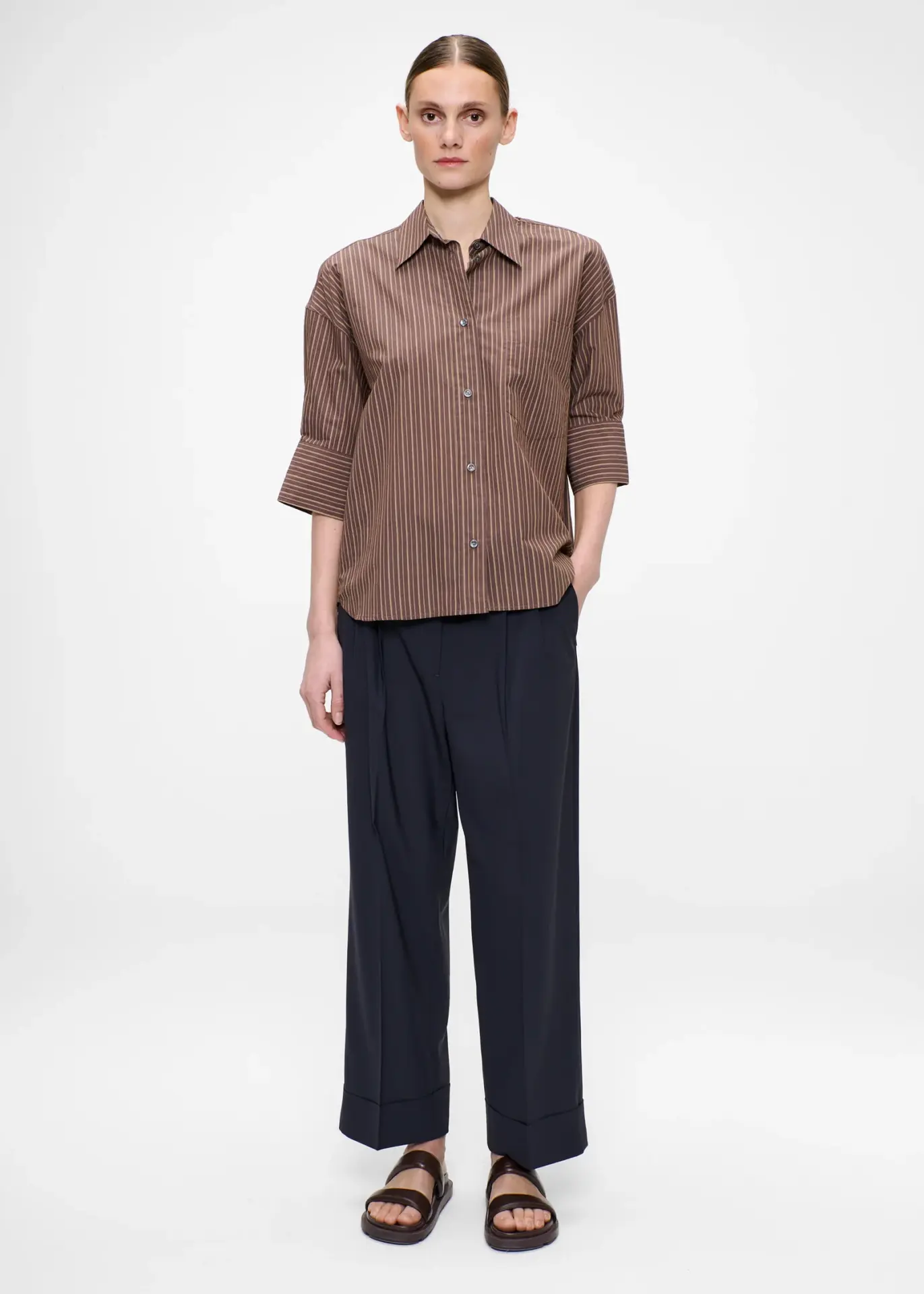 Fine Cotton Stripe SS Zenggi