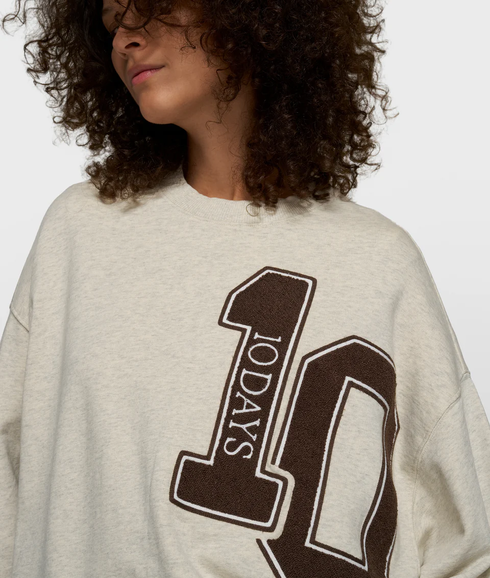 baseball sweater 10 10DAYS - Afbeelding 2