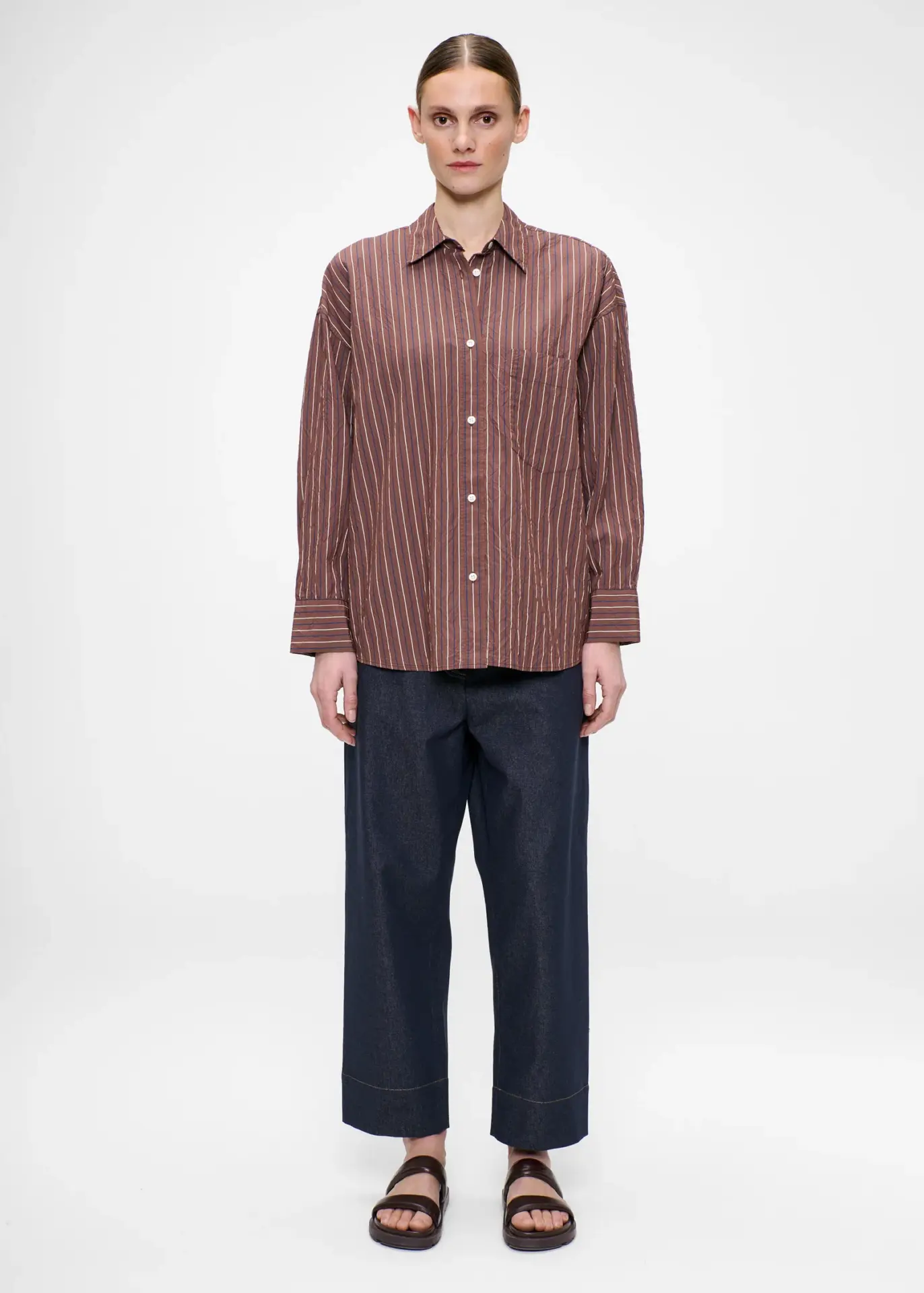 Striped Long Sleeve Shirt Zenggi - Afbeelding 2