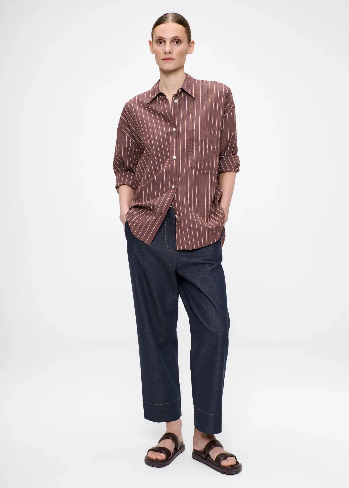 Striped Long Sleeve Shirt Zenggi - Afbeelding 3