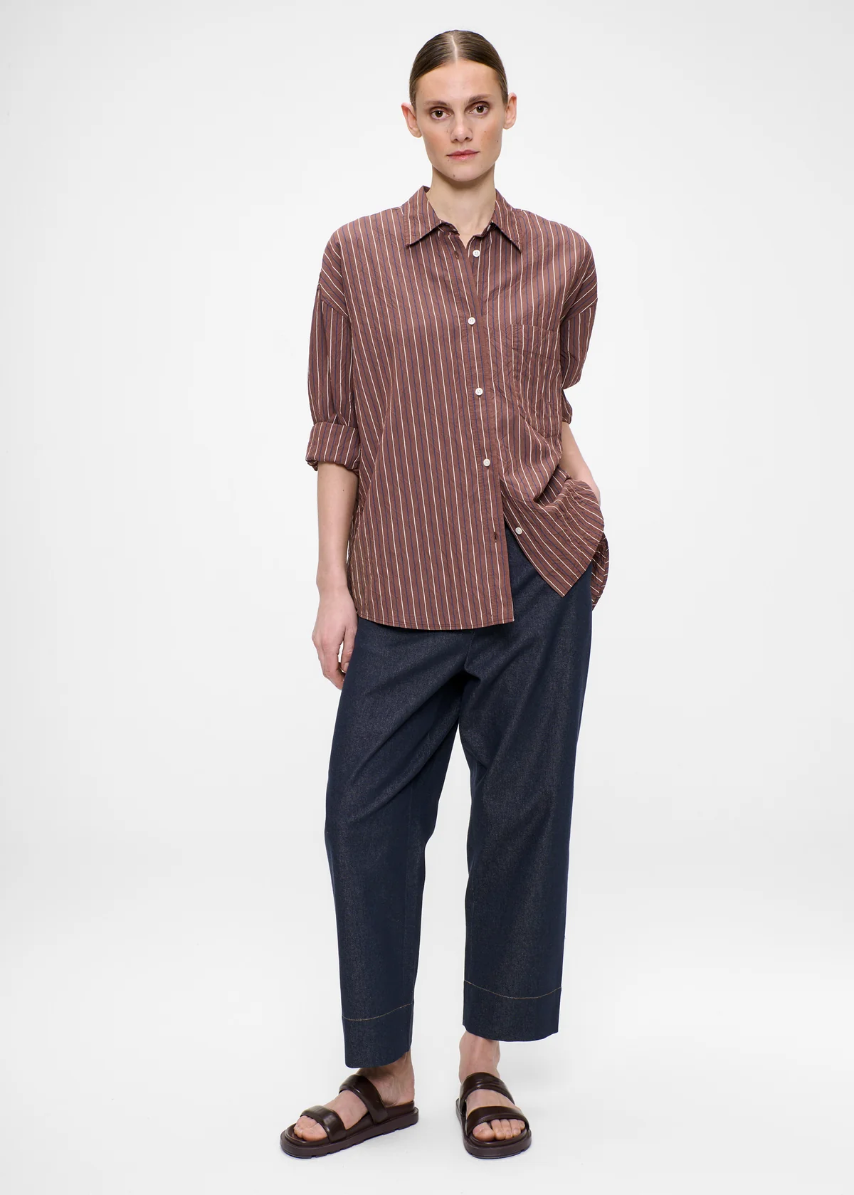 Striped Long Sleeve Shirt Zenggi - Afbeelding 5