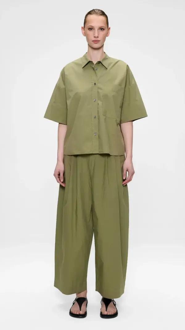 poplin Boxy Shirt Zenggi