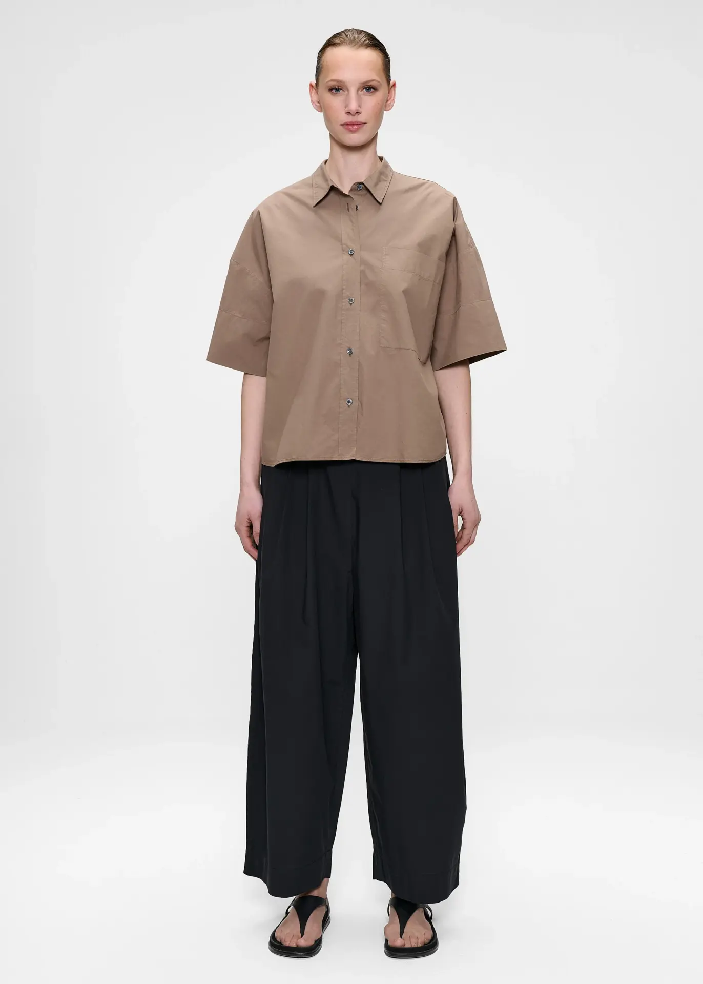 poplin Boxy Shirt Zenggi - Afbeelding 4