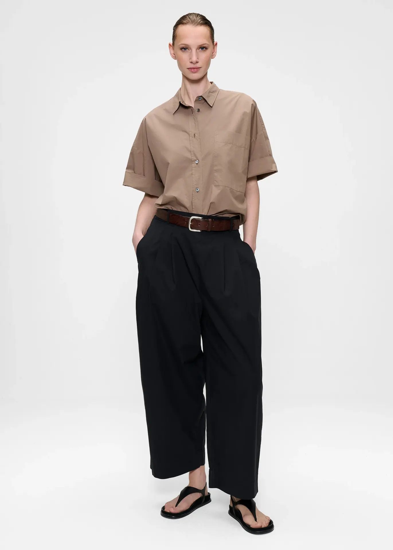 poplin Boxy Shirt Zenggi - Afbeelding 6