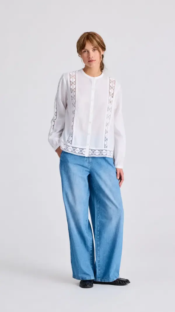 Rosa L/S Cotton Voile Shirt Gai+Lisva