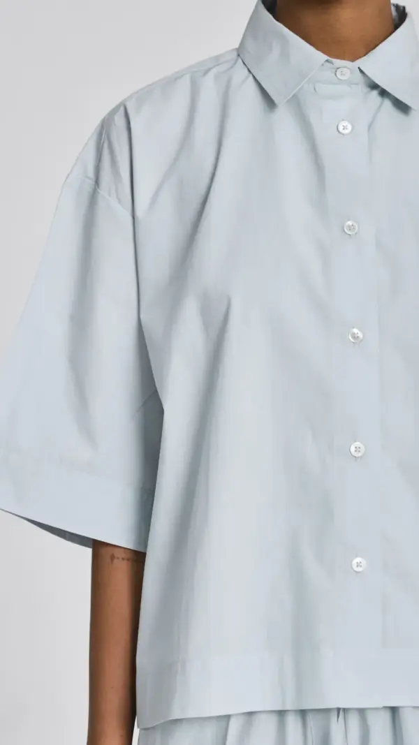 Astrid S/S Light Poplin Shirt GOTS Gai+Lisva