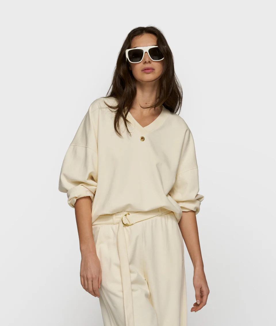 sweater v-neck fleece 10DAYS