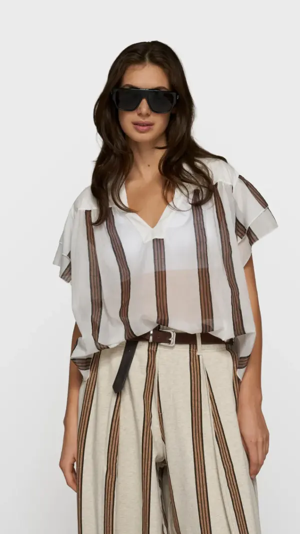 a-line top stripes 10DAYS