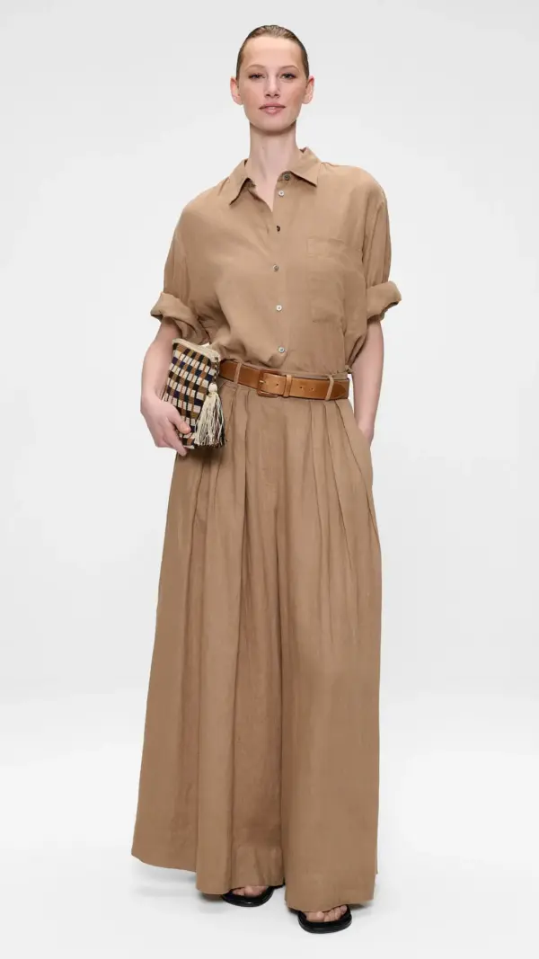 Washed linen blouse Zenggi