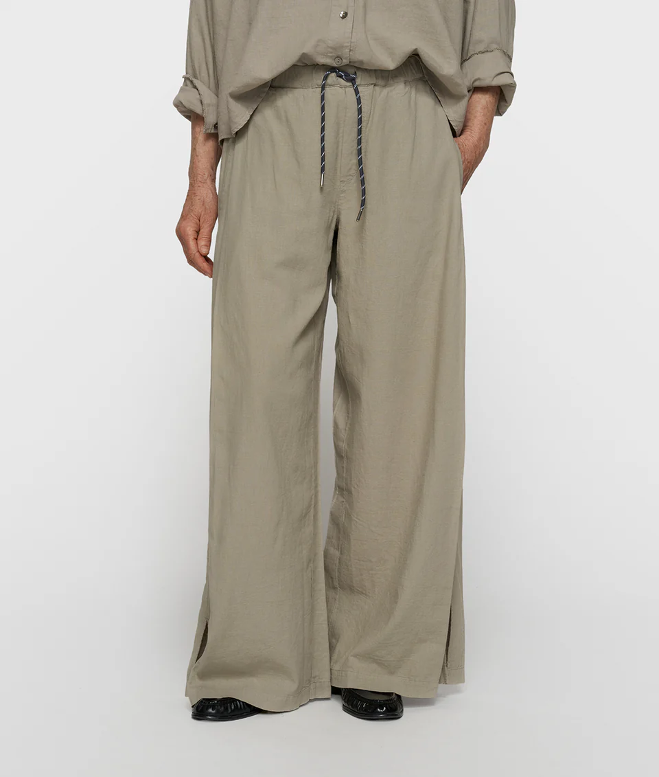 Cotton linen pants slit 10Days - Afbeelding 5