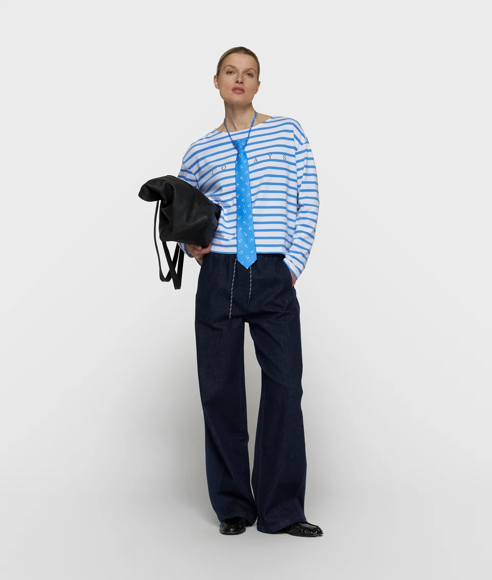 Boat neck top stripes 10Days