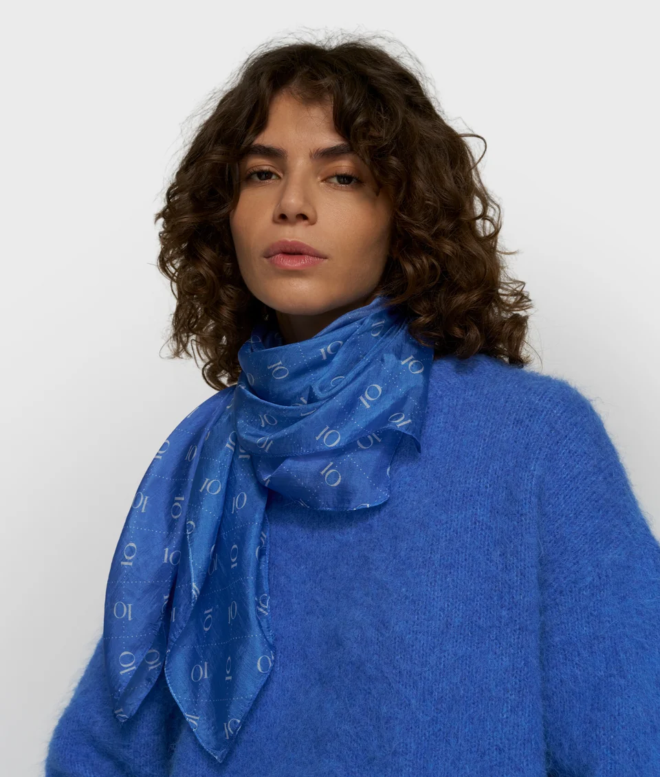 Silk scarf monogram 10Days