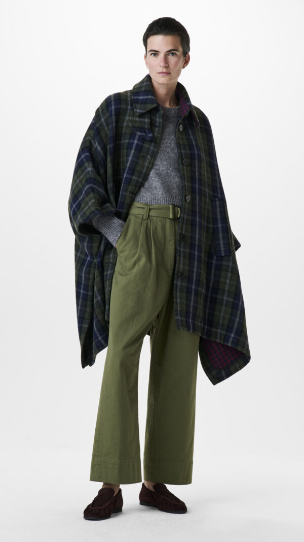 Double Face Cape Coat Zenggi