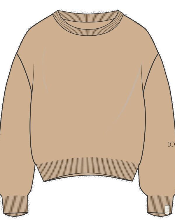 hairy knit sweater 10DAYS