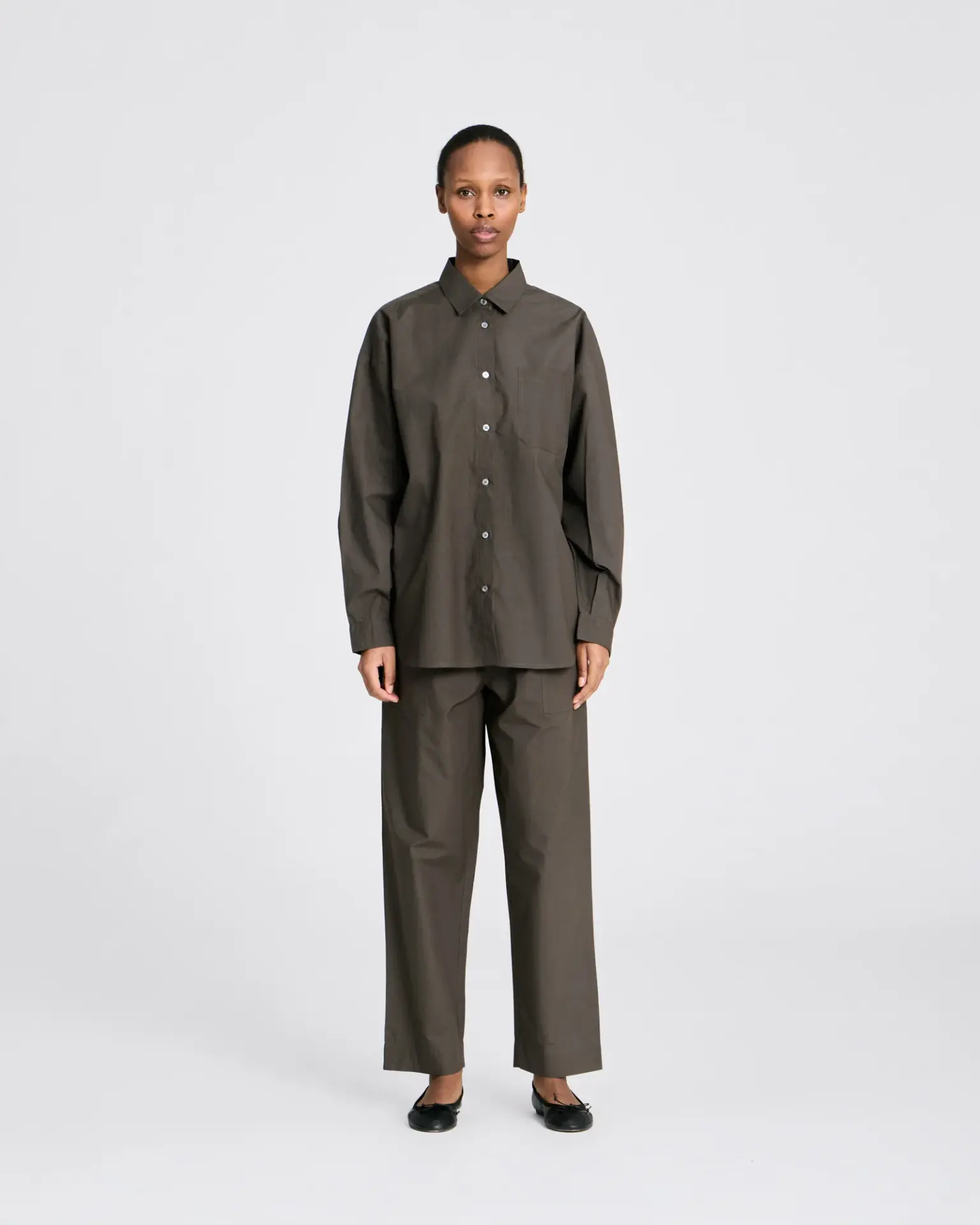 Astrid L/S Poplin Shirt GOTS Gai+Lisva - Afbeelding 2