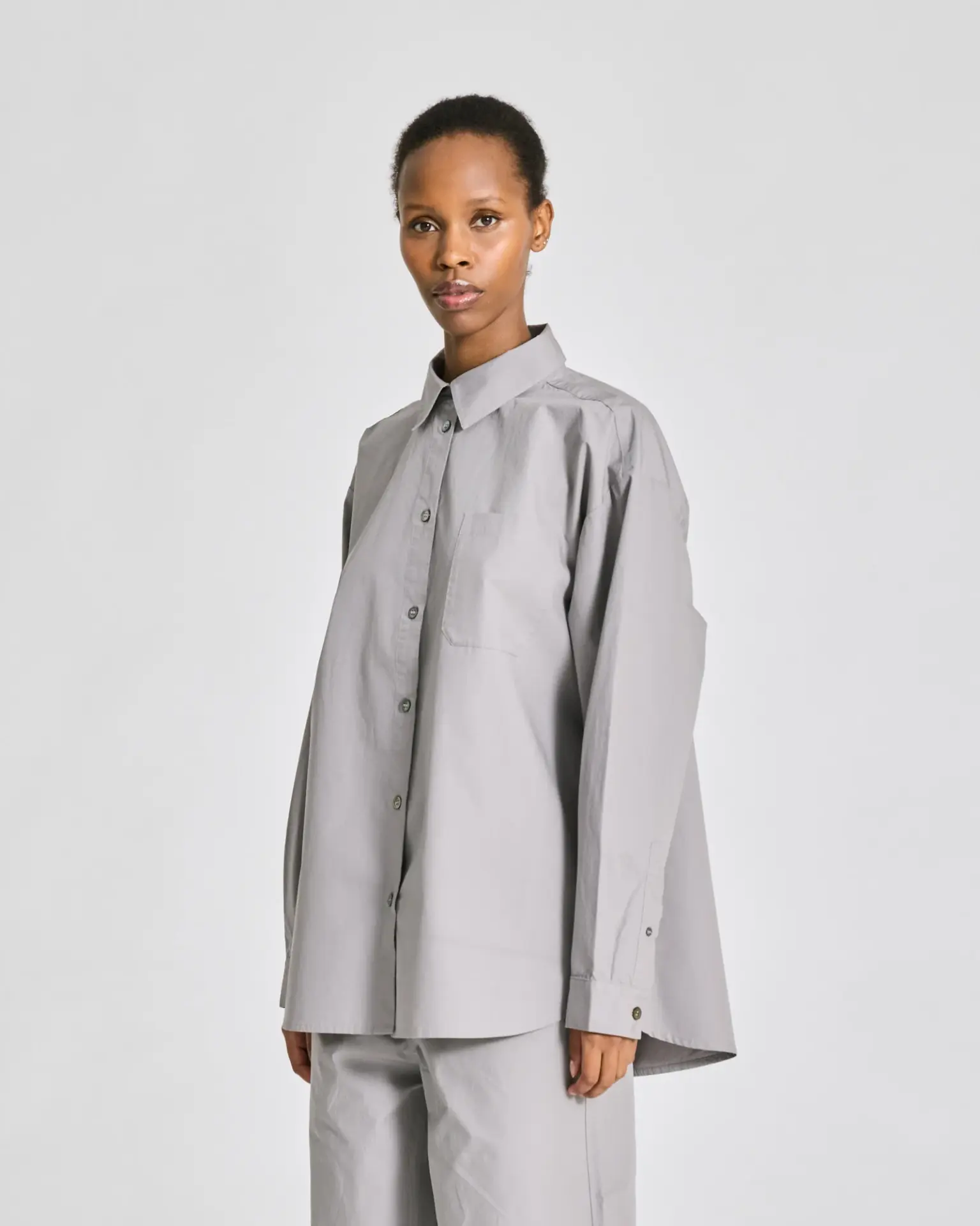 Astrid L/S Poplin Shirt GOTS Gai+Lisva - Afbeelding 3