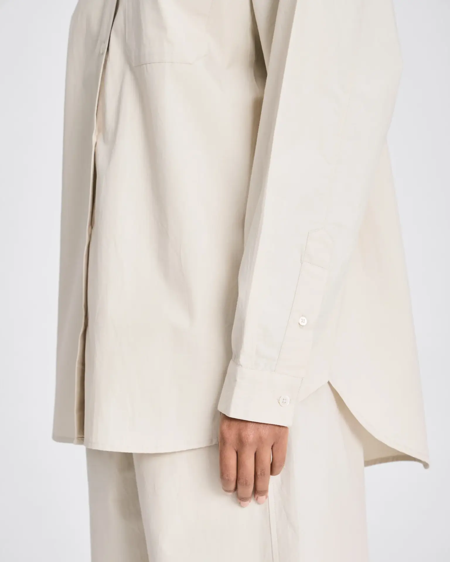 Astrid L/S Poplin Shirt GOTS Gai+Lisva - Afbeelding 5