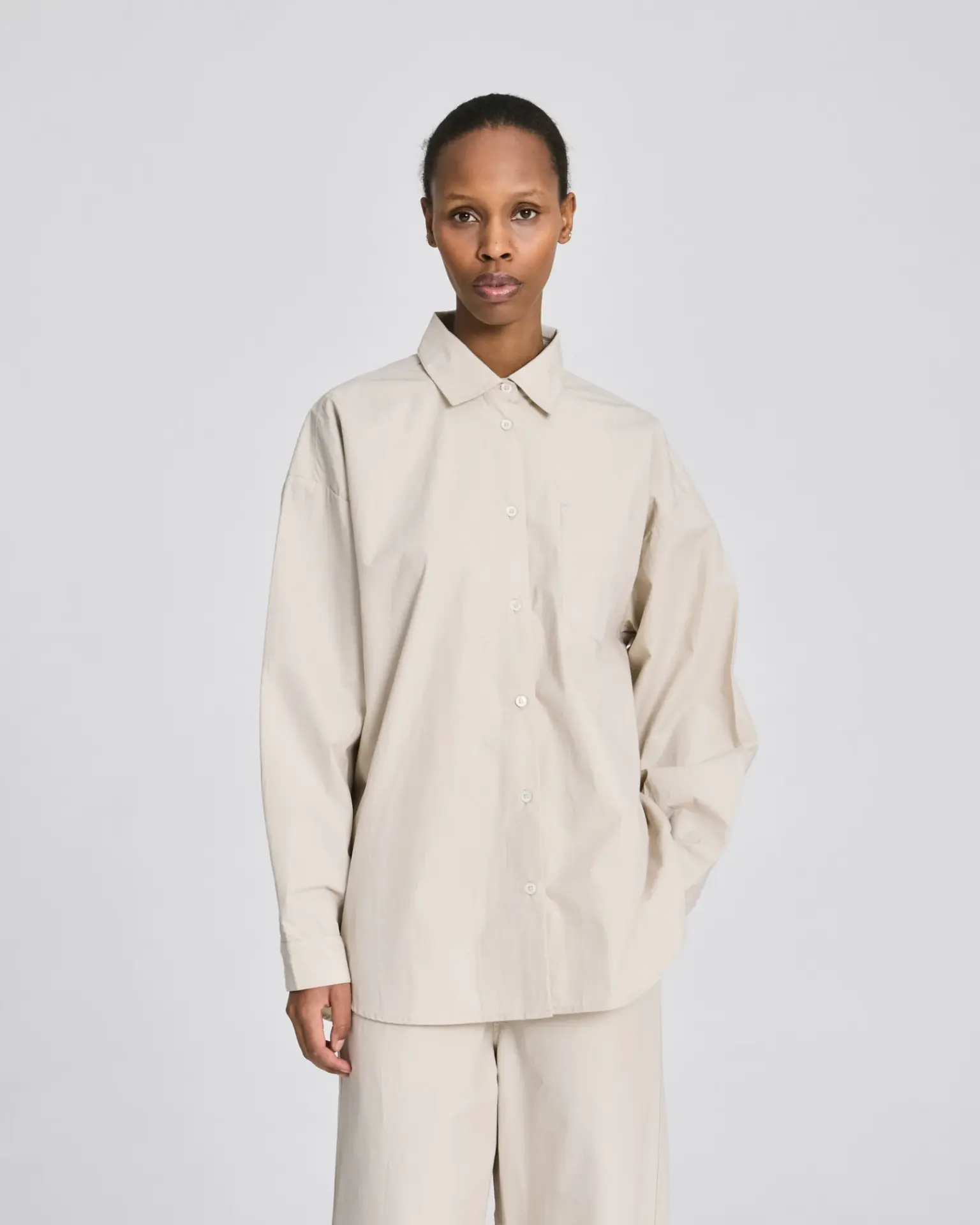 Astrid L/S Poplin Shirt GOTS Gai+Lisva - Afbeelding 6