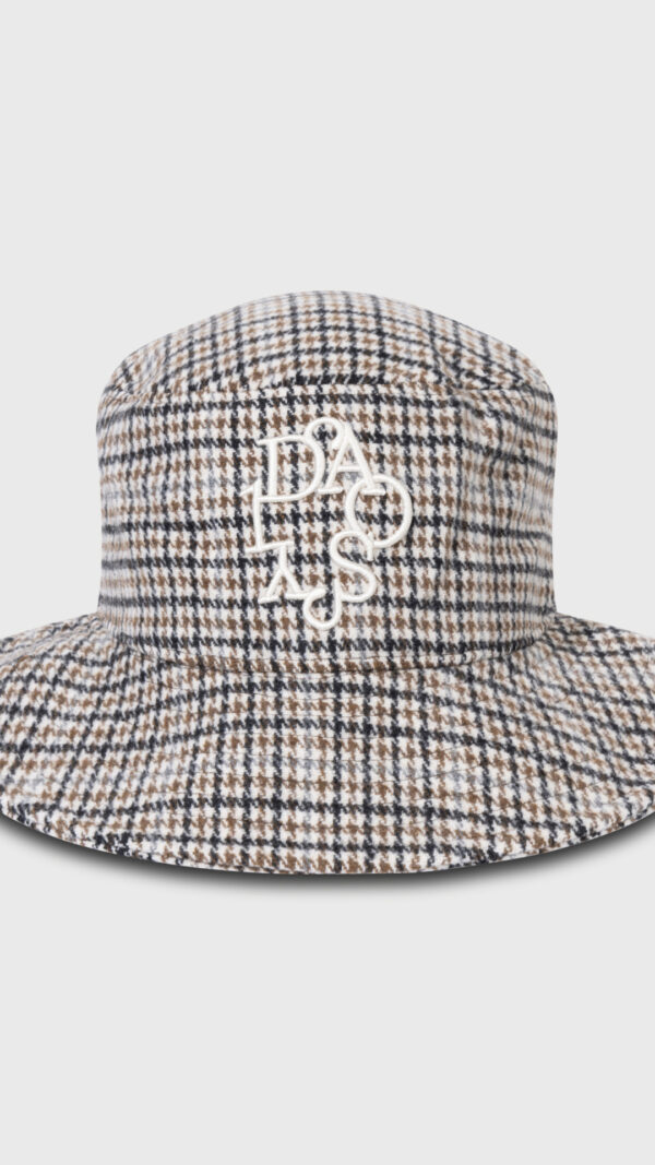 wool blend check hat 10DAYS