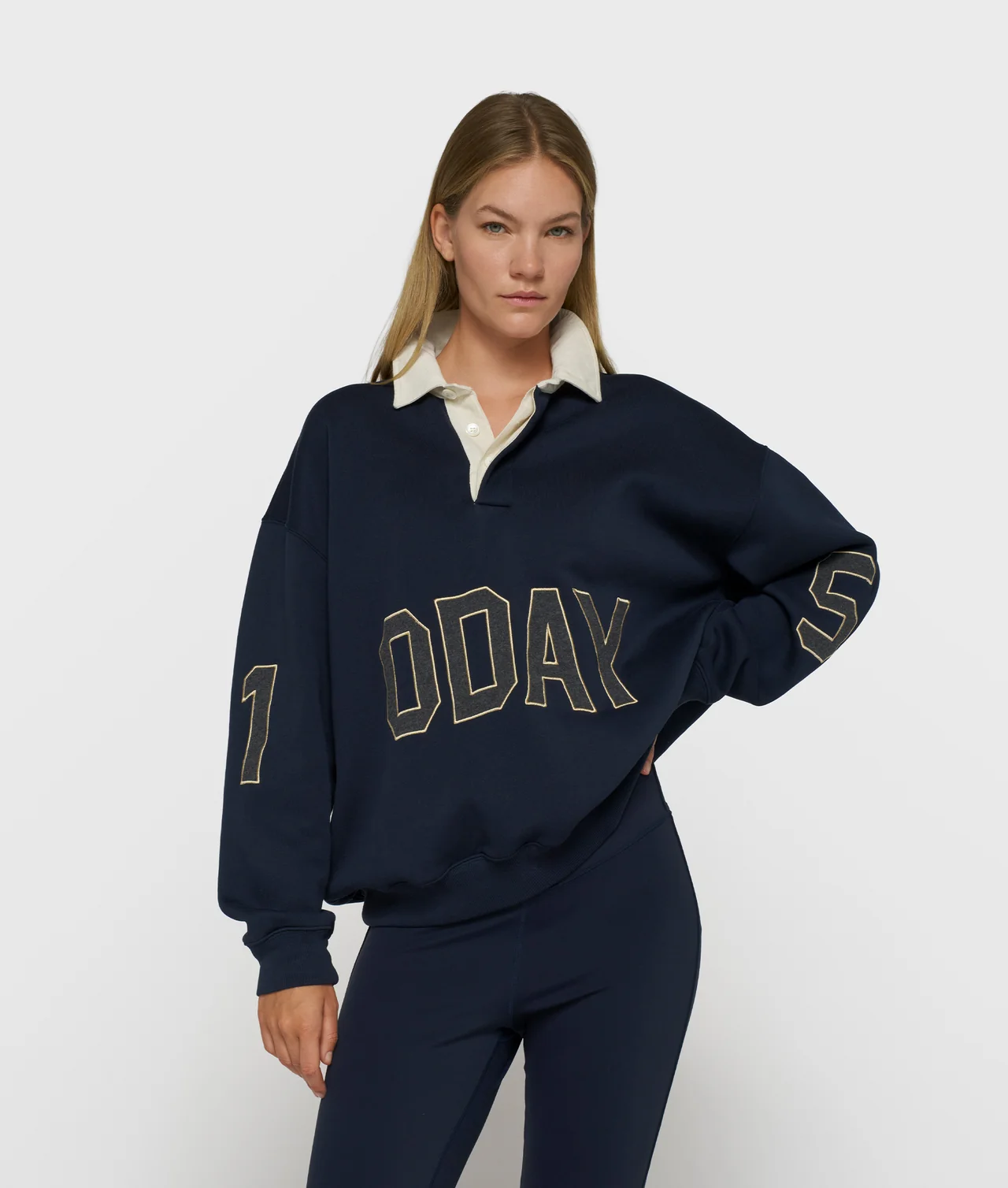 statement rugby sweater 10DAYS - Afbeelding 2